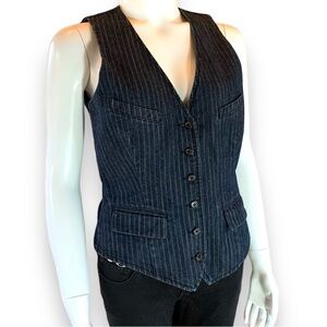Ralph Lauren pinstripe vest size medium